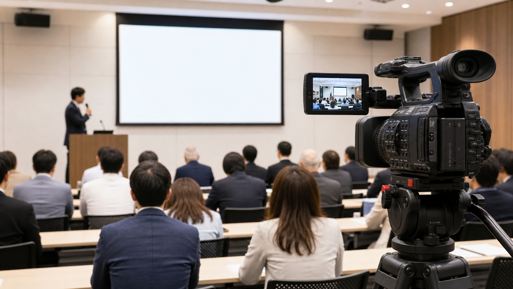 セミナー・講演会の撮影イメージ